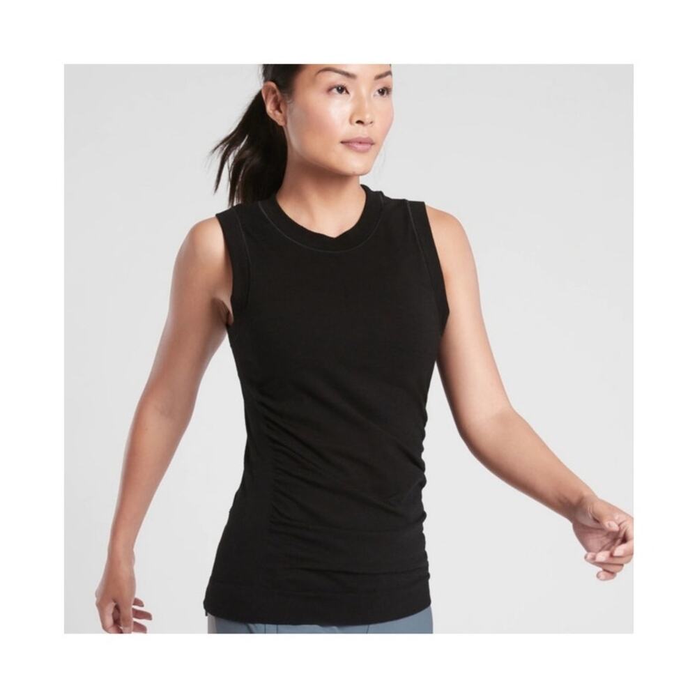 Athleta Foresthill Ascent Black Muscle Tank size XS